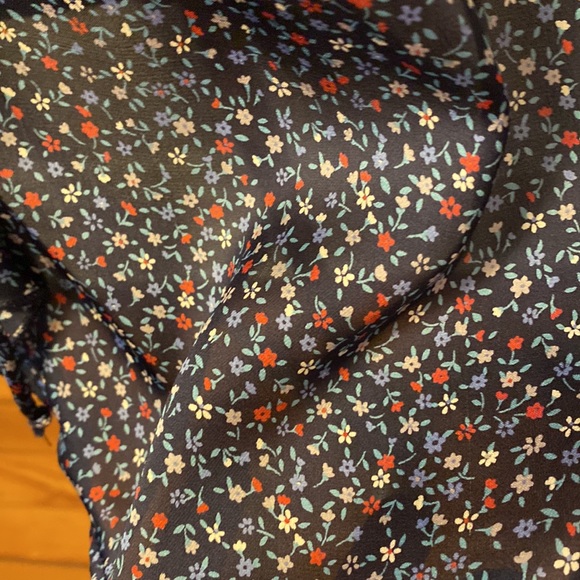 Navy Satiny Y2K Mini Sundress - Picture 3 of 6